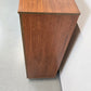 VINTAGE VITRINE Teak Highboard Glasschrank Bücherschrank 60er Mid Century Retro