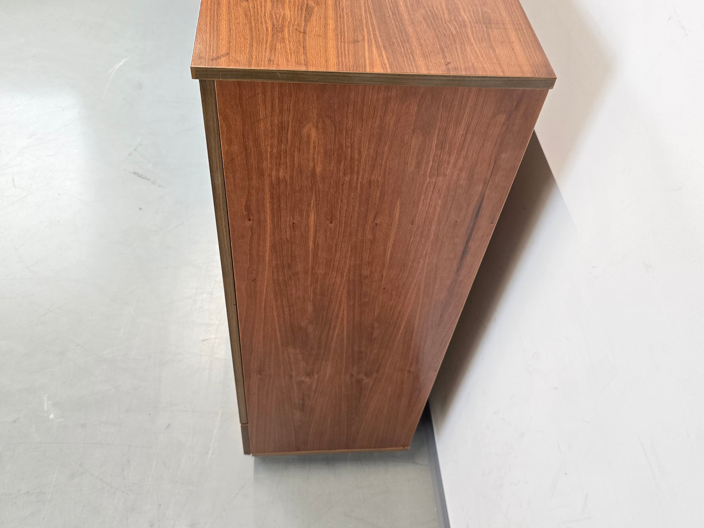 VINTAGE VITRINE Teak Highboard Glasschrank Bücherschrank 60er Mid Century Retro