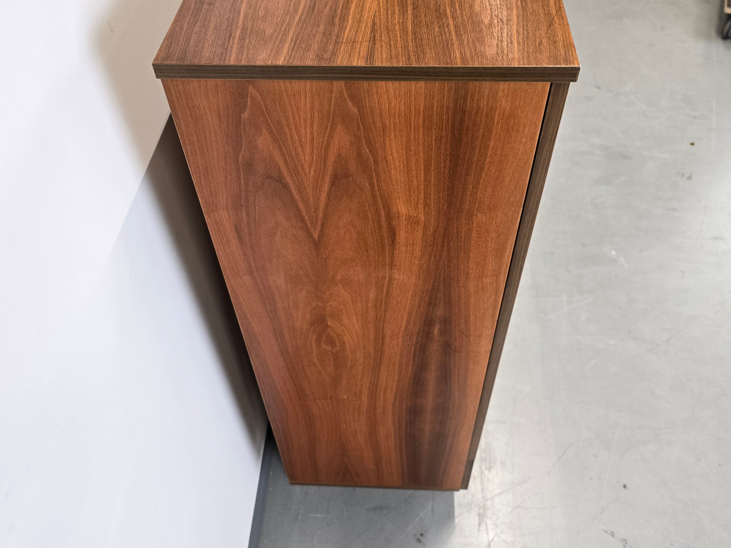 VINTAGE VITRINE Teak Highboard Glasschrank Bücherschrank 60er Mid Century Retro