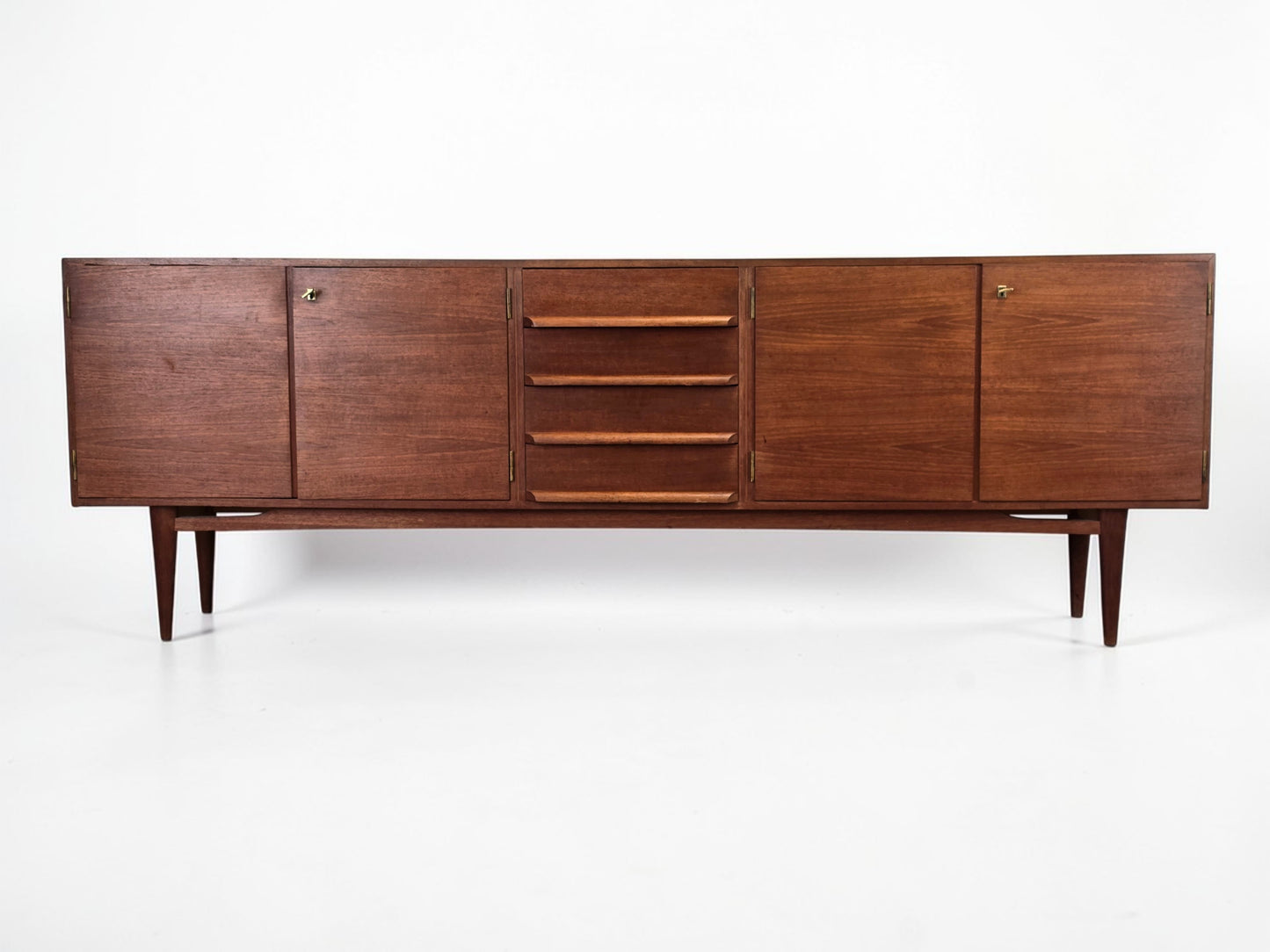 TEAK SIDEBOARD Mid Century Vintage 60er Roland ABJ Highboard Skandinavisch Dänisch