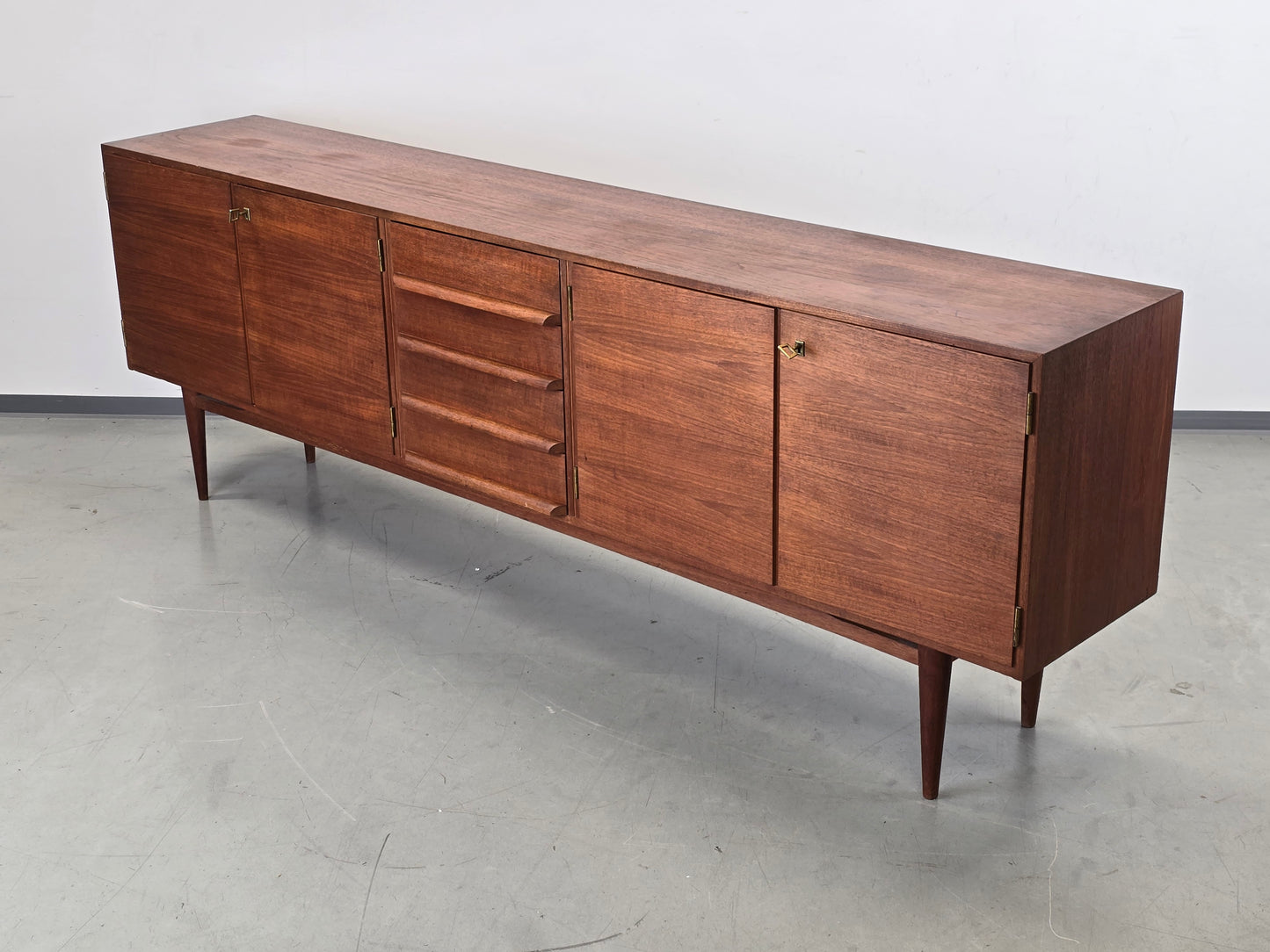 TEAK SIDEBOARD Mid Century Vintage 60er Roland ABJ Highboard Skandinavisch Dänisch