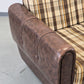 VINTAGE SESSEL Karo Design Clubsesel Retro 70er Jahre Mid Century Braun
