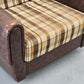 VINTAGE SESSEL Karo Design Clubsesel Retro 70er Jahre Mid Century Braun
