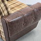 VINTAGE SESSEL Karo Design Clubsesel Retro 70er Jahre Mid Century Braun