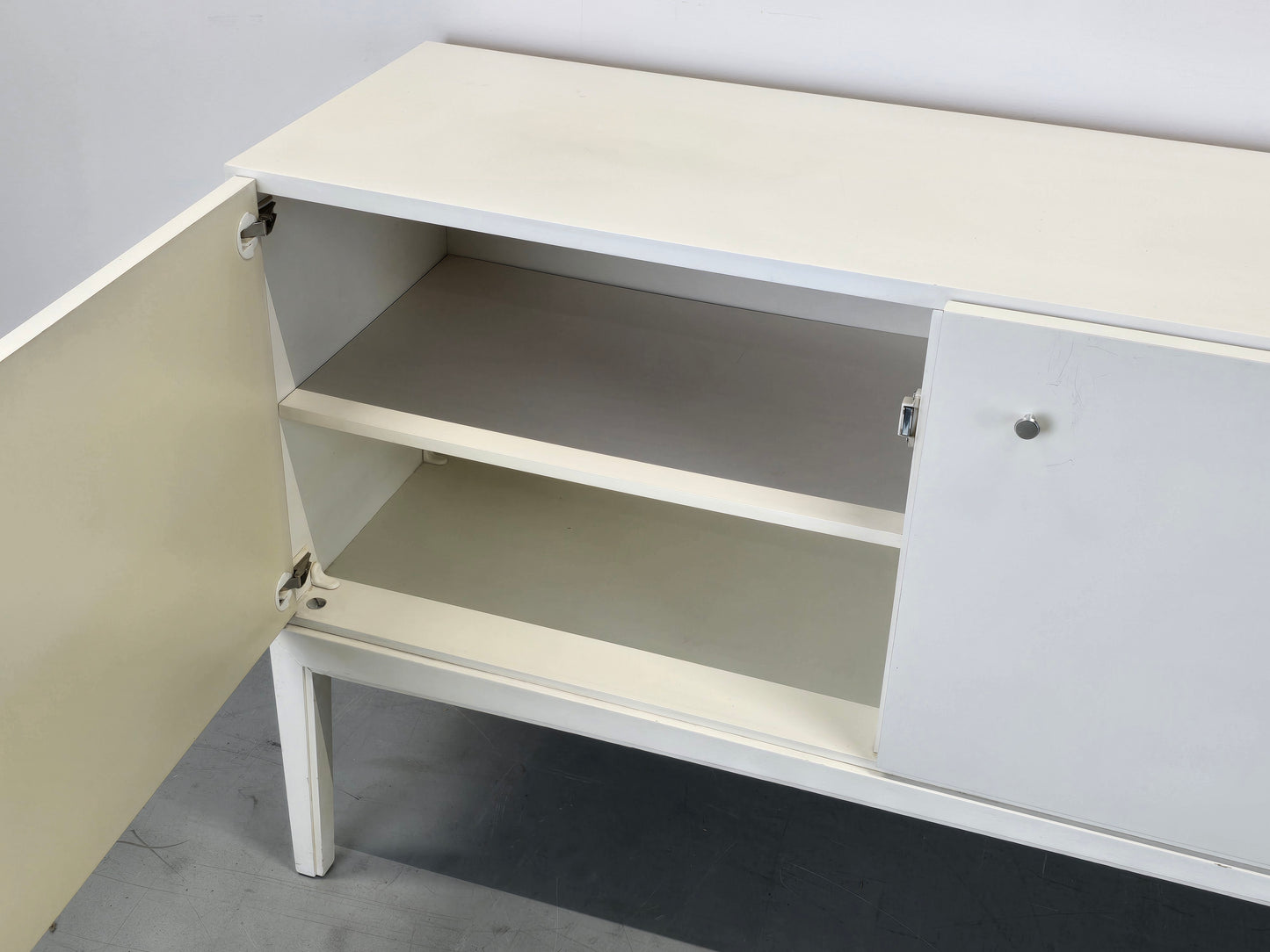 PALETTE SIDEBOARD Vintage Kommode Weiß 70er Jahre Mid Century Highboard