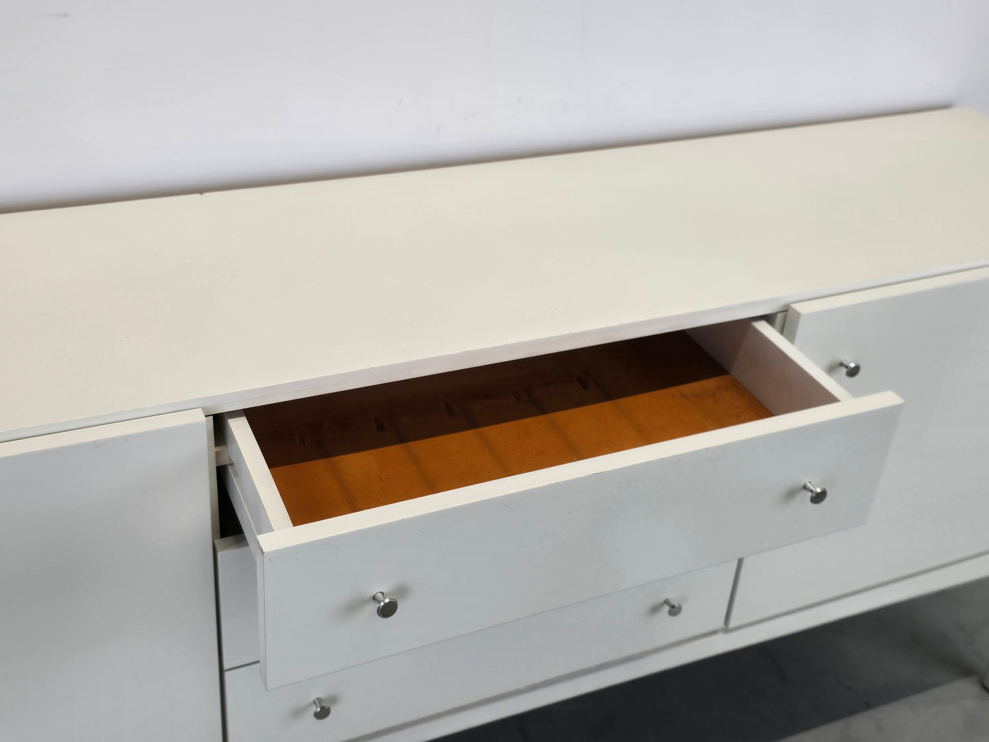 PALETTE SIDEBOARD Vintage Kommode Weiß 70er Jahre Mid Century Highboard