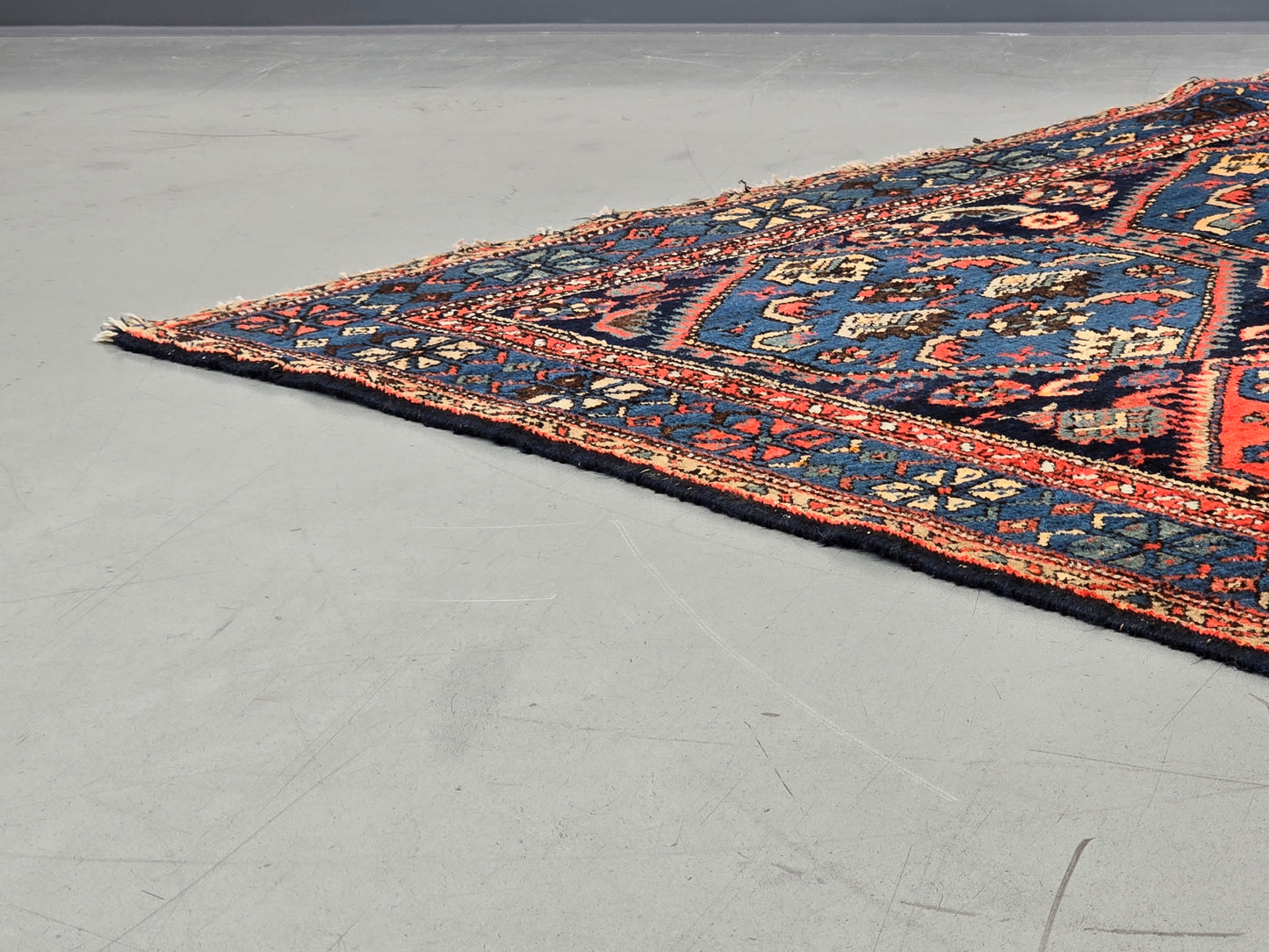 ORIENTTEPPICH ANTIK Perserteppich Wolle handgeknüpft 200x120 Vintage Boho