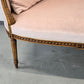 ANTIKES SOFA Rokoko Louis Seize Samt Rosa Couch Vintage Shabby Chic Barock