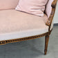 ANTIKES SOFA Rokoko Louis Seize Samt Rosa Couch Vintage Shabby Chic Barock