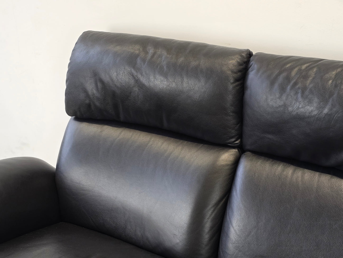 W.SCHILLIG LEDER Sofa Relaxfunktion Tv Sessel Leder-Couch schwarz verstellbar