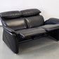 W.SCHILLIG LEDER Sofa Relaxfunktion Tv Sessel Leder-Couch schwarz verstellbar