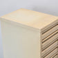 ROLLCONTAINER SCHRANK Metall Büro Vintage Werkstatt Industriestil Ablage Beige