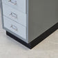 BISLEY SCHUBALDEN SCHRANK Metall Industrial Design Kommode Beistellschrank Grau
