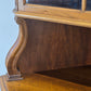 ANTIKER ECKSCHRANK Barock Vitrine Nussbaum Louis XV Schrank Vintage