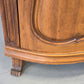 ANTIKER ECKSCHRANK Barock Vitrine Nussbaum Louis XV Schrank Vintage