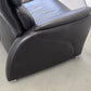 W.SCHILLIG LEDERSOFA Schwarz 2-Sitzer Designer Couch Leder Top Zustand AY4