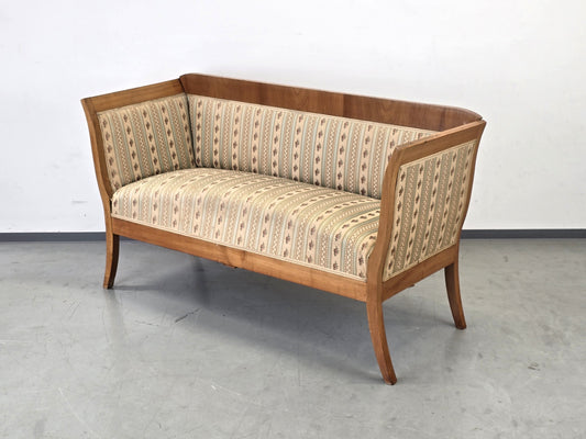 BIEDERMEIER SOFA Antik Couch Nussbaum Vintage Küchensofa Bank Klassisch Retro