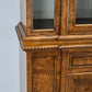 ANTIKER VITRINENSSCHRANK Bücherschrank Schrank Massivholz Vintage Wurzelholz Optik