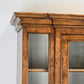 ANTIKER VITRINENSSCHRANK Bücherschrank Schrank Massivholz Vintage Wurzelholz Optik