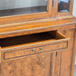 ANTIKER VITRINENSSCHRANK Bücherschrank Schrank Massivholz Vintage Wurzelholz Optik
