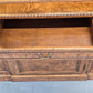 ANTIKER VITRINENSSCHRANK Bücherschrank Schrank Massivholz Vintage Wurzelholz Optik