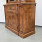 ANTIKER VITRINENSSCHRANK Bücherschrank Schrank Massivholz Vintage Wurzelholz Optik