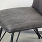 ESSZIMMERSTÜHLE POLSTERSTUHL Grau Industrial Design Vintage Leder-Optik 4