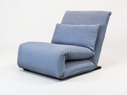 TATTOMI SESSEL Schlafsessel Mobilia Collection Design Gästebett Blau Modern