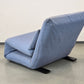TATTOMI SESSEL Schlafsessel Mobilia Collection Design Gästebett Blau Modern