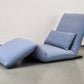 TATTOMI SESSEL Schlafsessel Mobilia Collection Design Gästebett Blau Modern