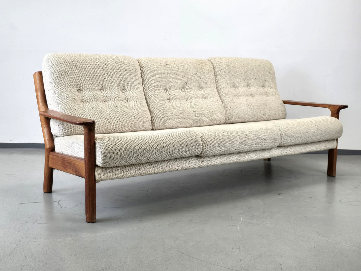 JUUL KRISTENSEN danish design Teak Sofa Glostrup Mid Century Vintage 60er 3-Sitzer