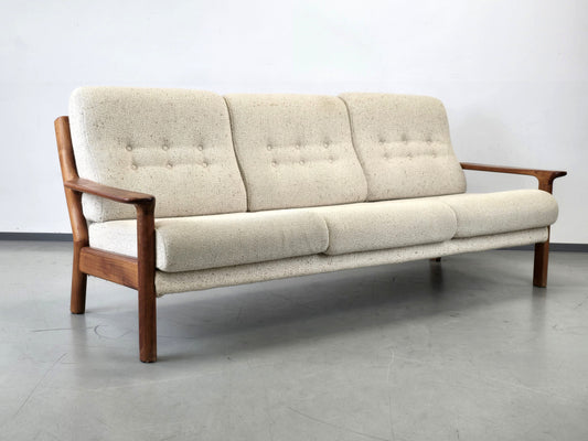 JUUL KRISTENSEN danish design Teak Sofa Glostrup Mid Century Vintage 60er 3-Sitzer