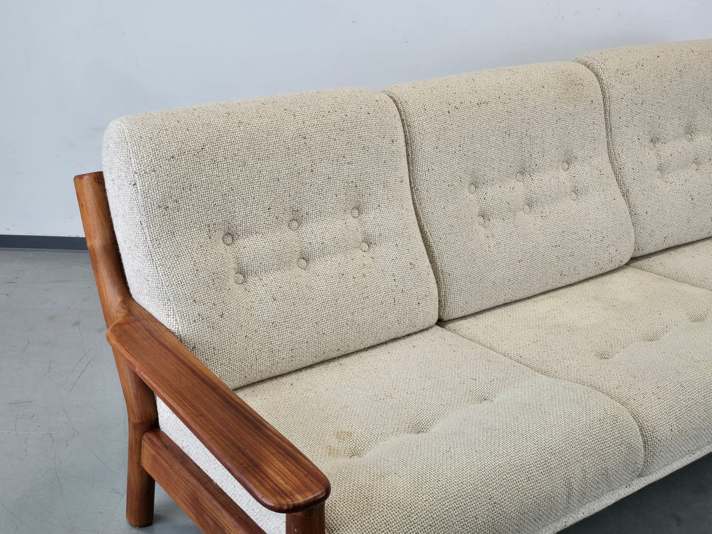 JUUL KRISTENSEN danish design Teak Sofa Glostrup Mid Century Vintage 60er 3-Sitzer