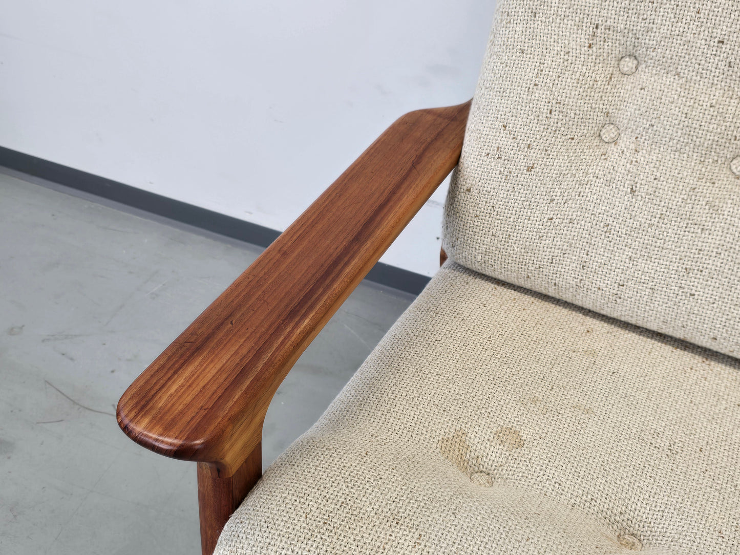 JUUL KRISTENSEN danish design Teak Sofa Glostrup Mid Century Vintage 60er 3-Sitzer