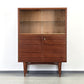 TEAK HIGHBOARD Vintage Vitrine Mid Century Schrank Roland 60er Dänisch Design