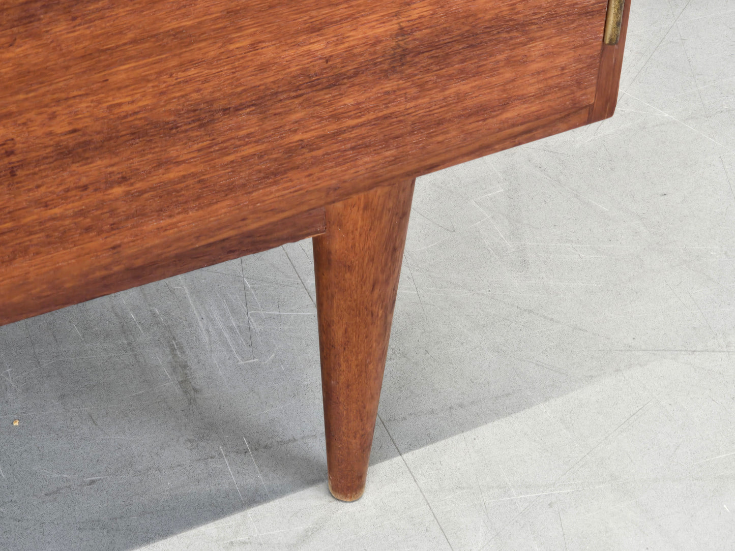 TEAK HIGHBOARD Vintage Vitrine Mid Century Schrank Roland 60er Dänisch Design