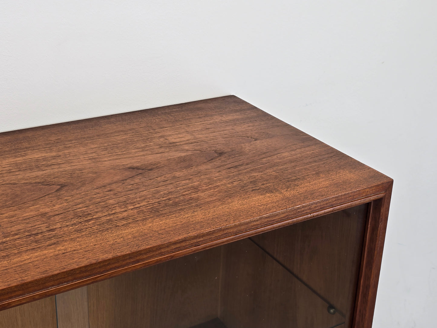 TEAK HIGHBOARD Vintage Vitrine Mid Century Schrank Roland 60er Dänisch Design