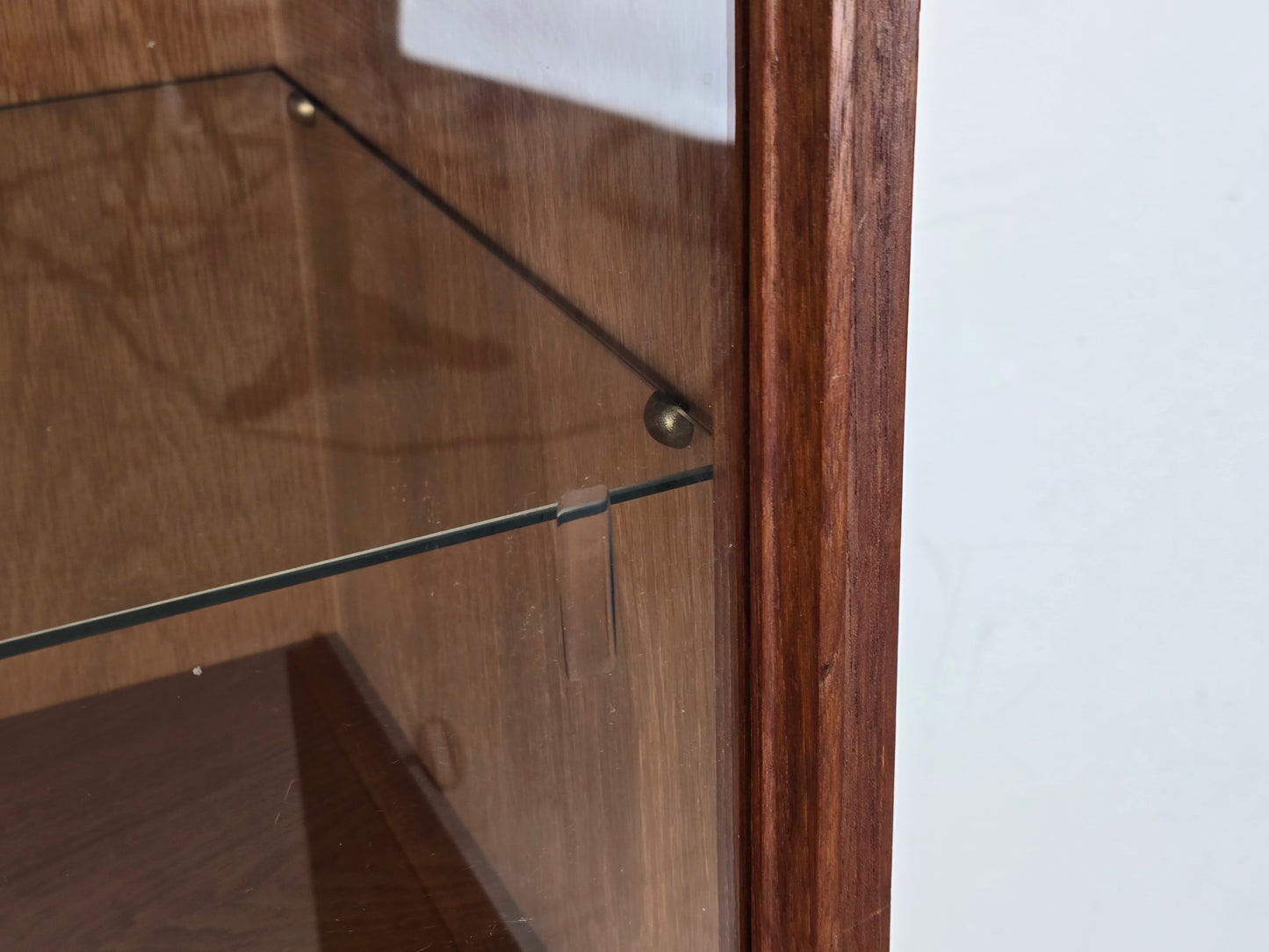TEAK HIGHBOARD Vintage Vitrine Mid Century Schrank Roland 60er Dänisch Design