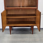 TEAK HIGHBOARD Vintage Vitrine Mid Century Schrank Roland 60er Dänisch Design