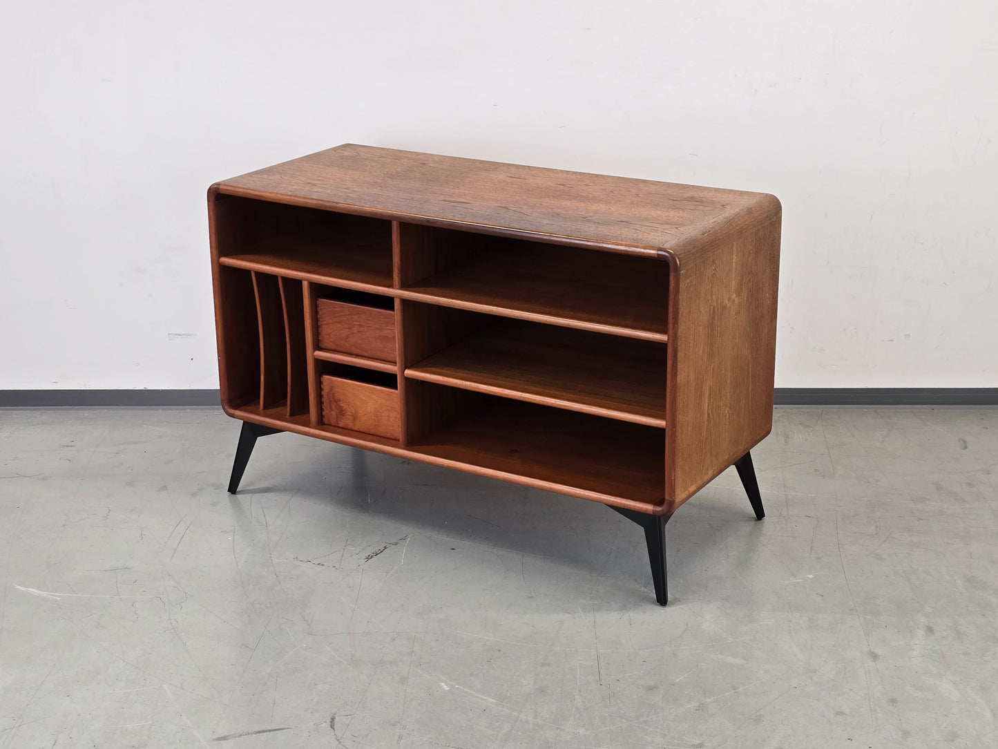 TEAK SIDEBOARD Hifi Kommode Mid Century Vintage Salin Nyborg Dänisch Design 60er
