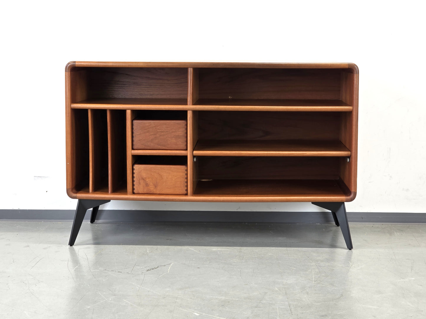 TEAK SIDEBOARD Hifi Kommode Mid Century Vintage Salin Nyborg Dänisch Design 60er
