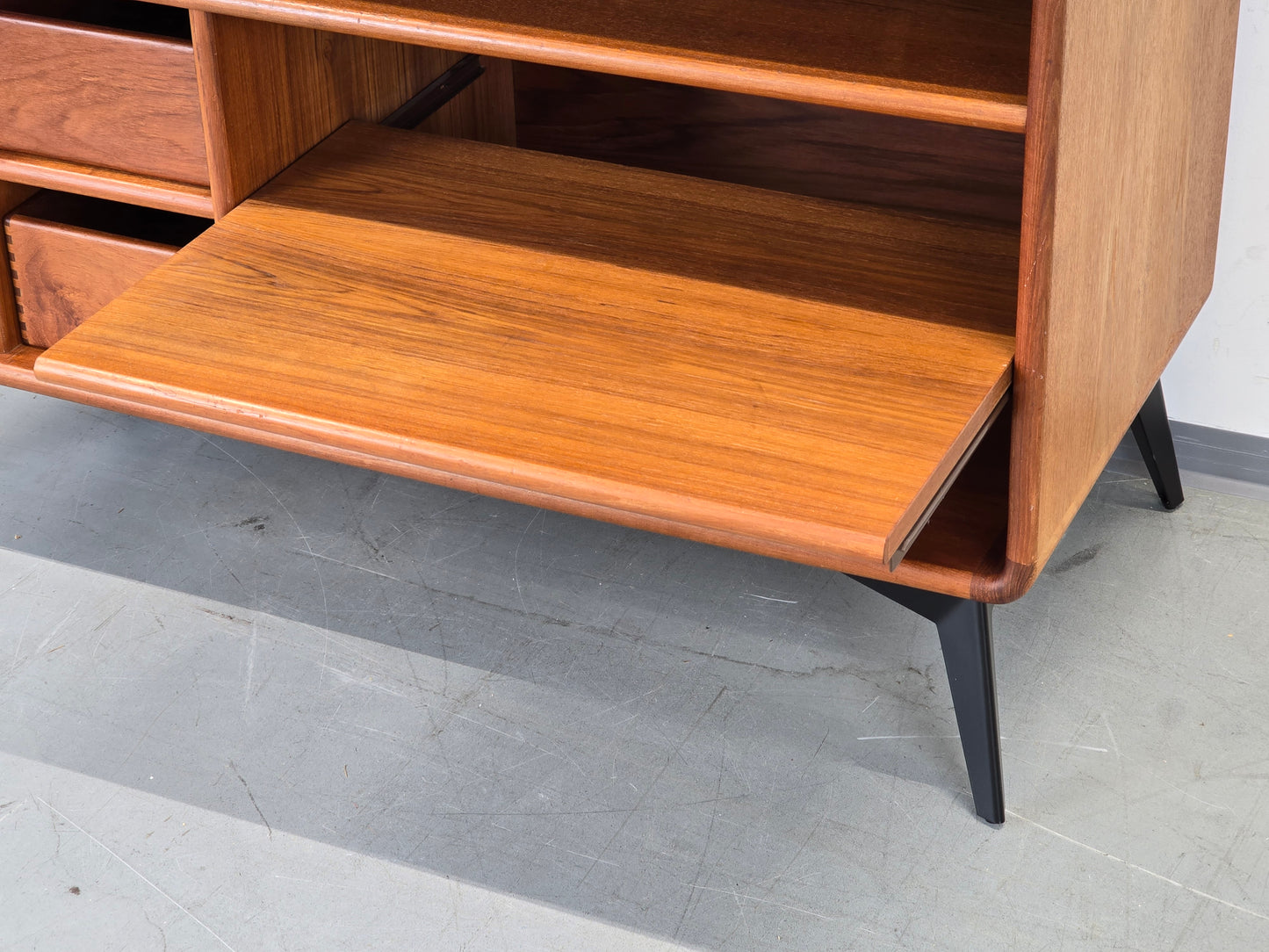 TEAK SIDEBOARD Hifi Kommode Mid Century Vintage Salin Nyborg Dänisch Design 60er