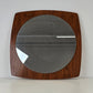 VINTAGE SPIEGEL Nussbaum Mid Century Wandspiegel 60er 70er Modernist Design