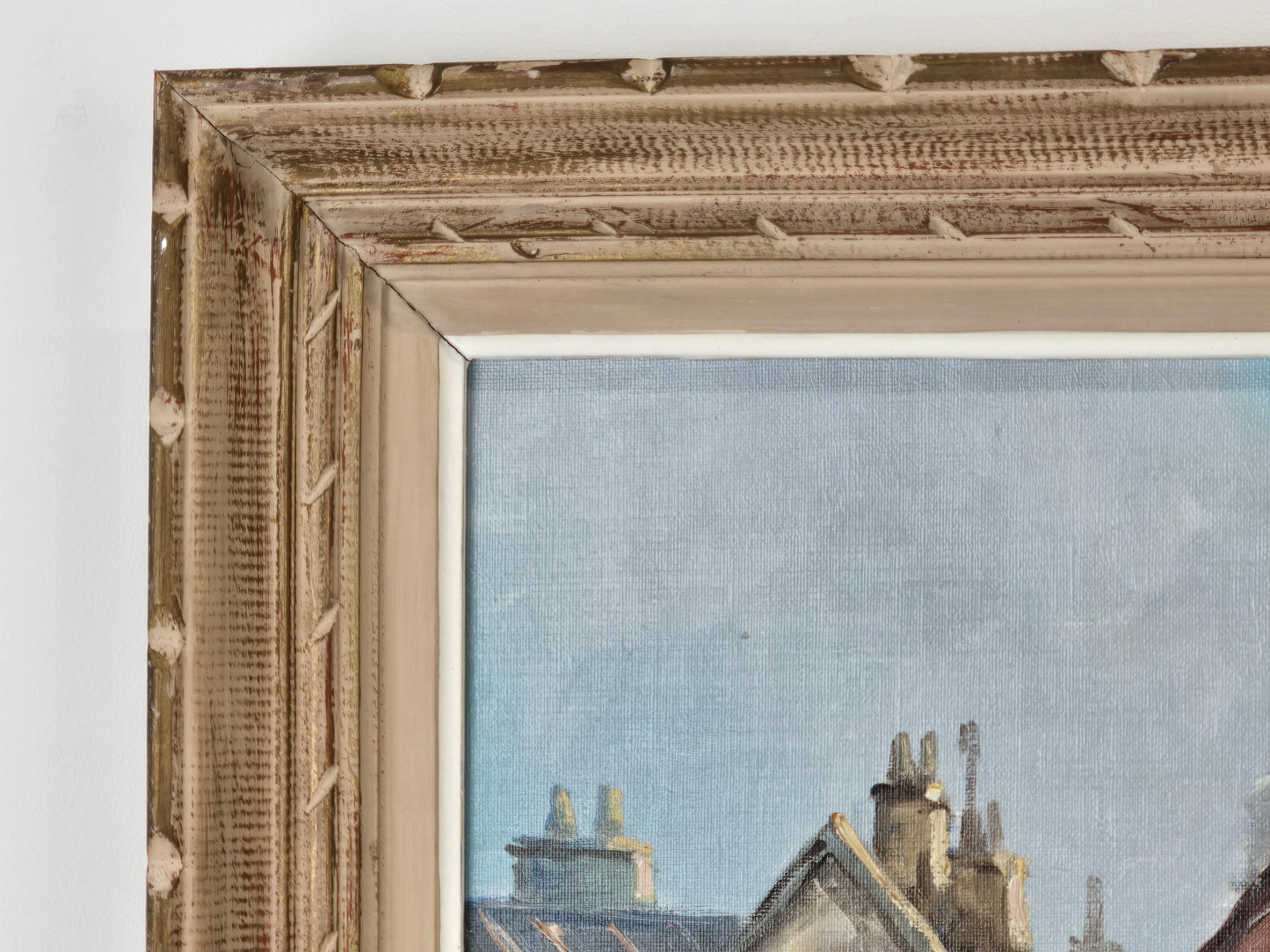 EJNER LARSEN Ölgemälde Paris Montmartre Sacré-Cœur Impressionismus Stadt Bild