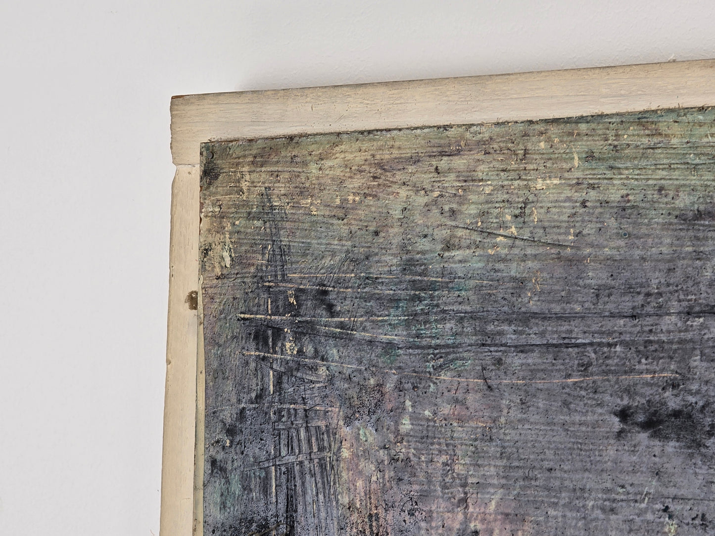 HELMUT LECHNER Ölgemälde Abstrakt Informel 1964 Kunst Gemälde Vintage Karlsruhe