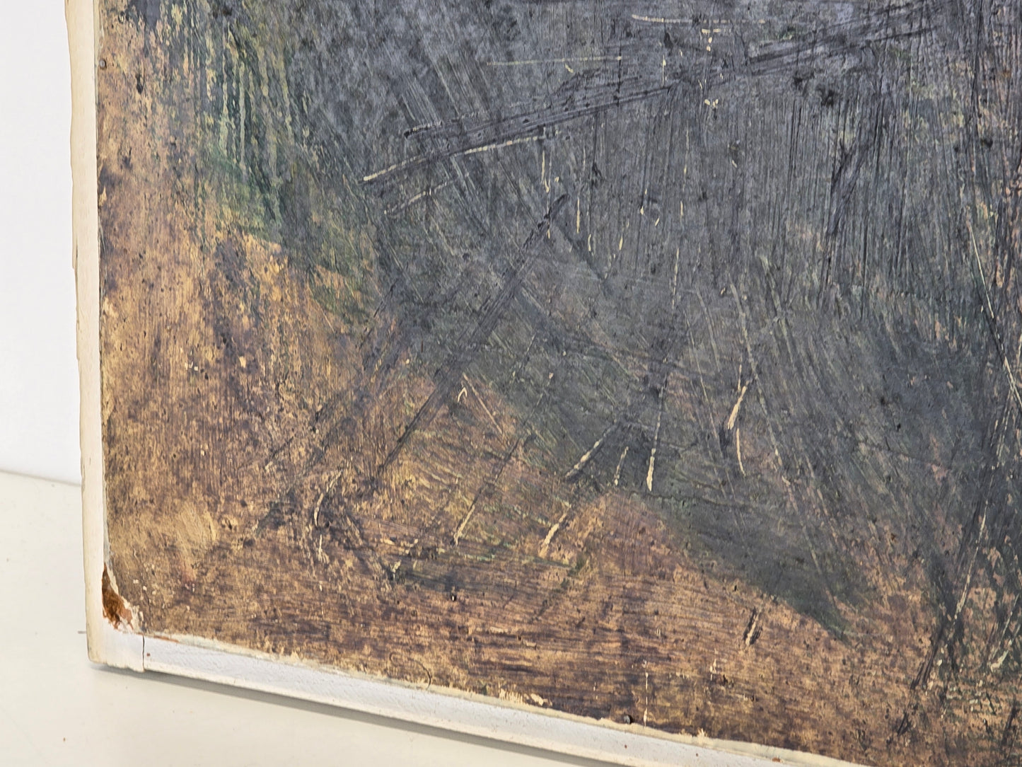 HELMUT LECHNER Ölgemälde Abstrakt Informel 1964 Kunst Gemälde Vintage Karlsruhe