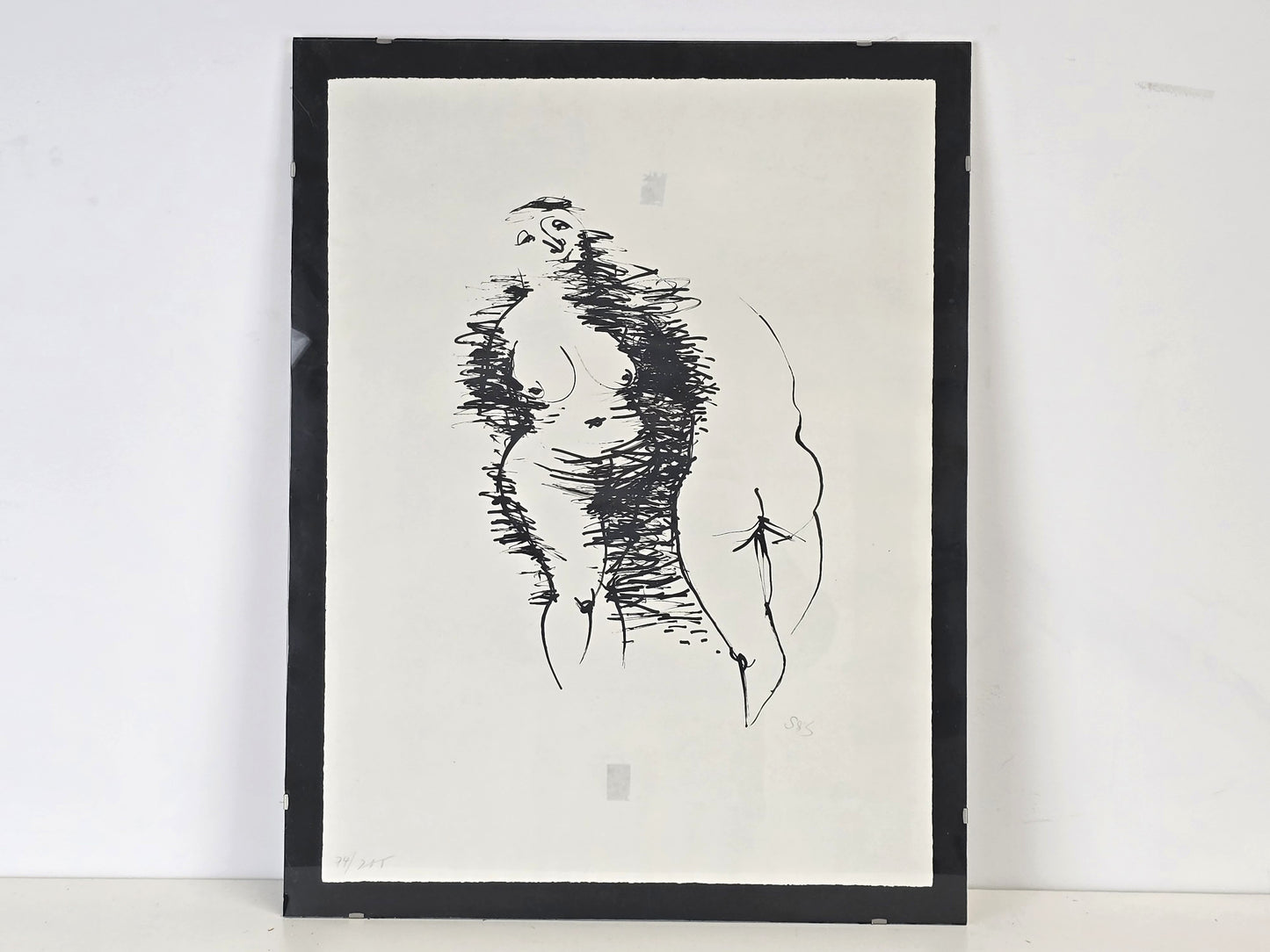 GUSTAV SEITZ Akt Grafik Handsigniert Lithografie Sammlerstück Kunst Vintage