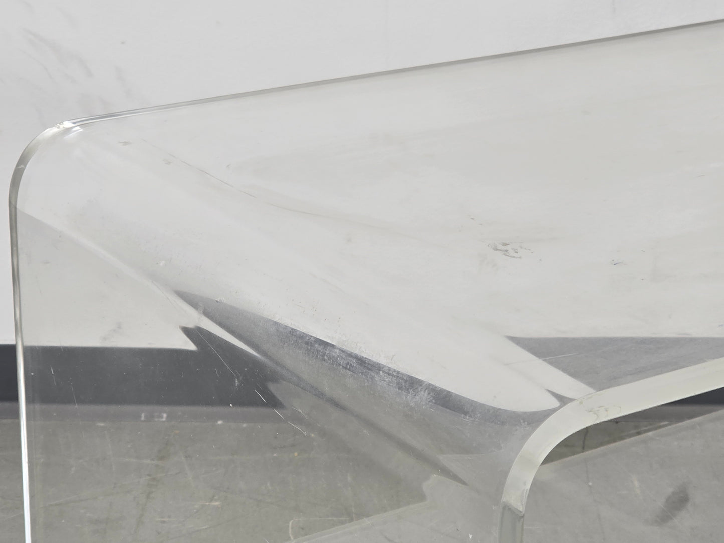 MICHEL DUMAS Rollwagen Barwagen Acryl Glas Vintage 70er Plexiglas Design Beistell