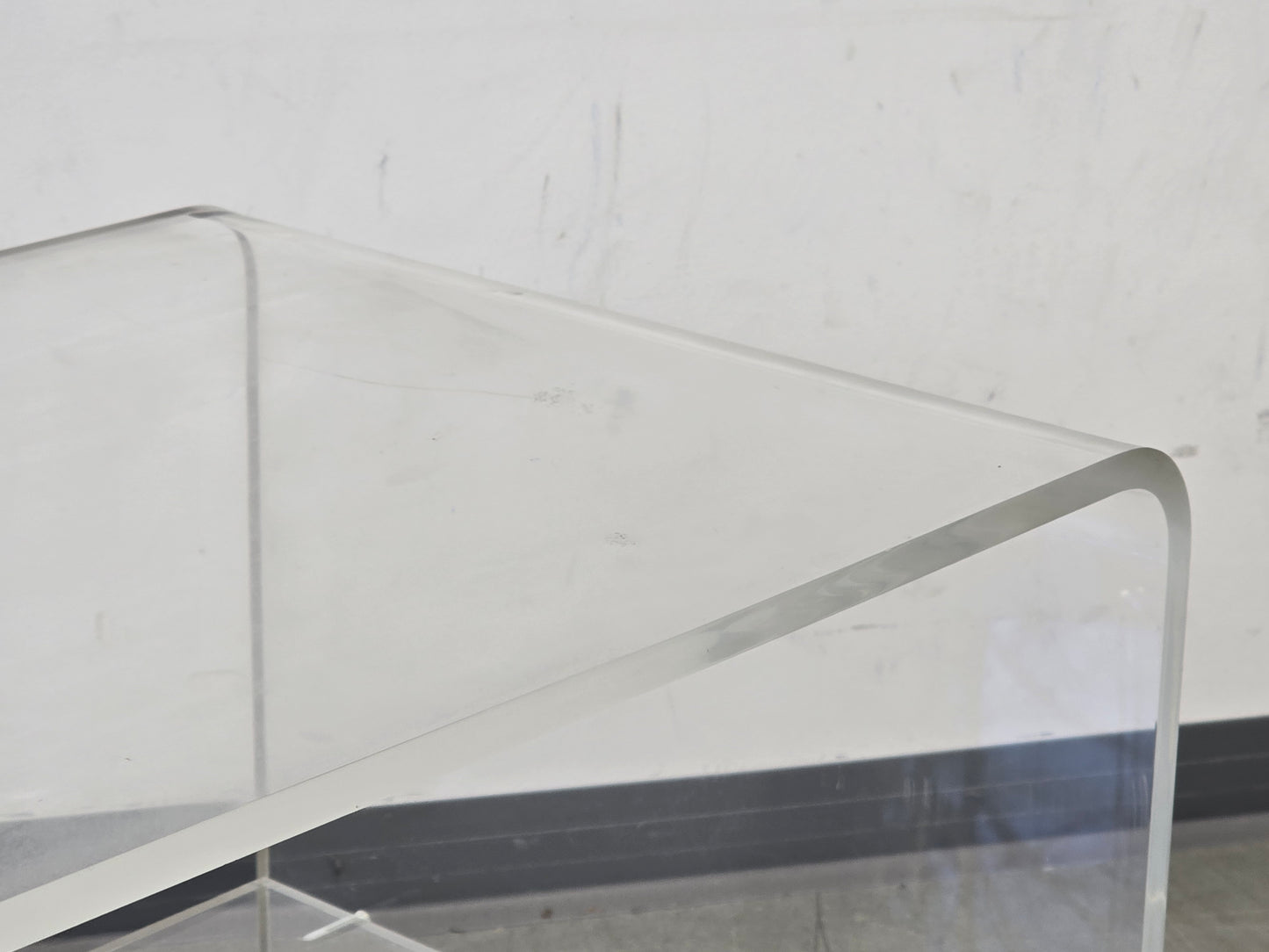 MICHEL DUMAS Rollwagen Barwagen Acryl Glas Vintage 70er Plexiglas Design Beistell