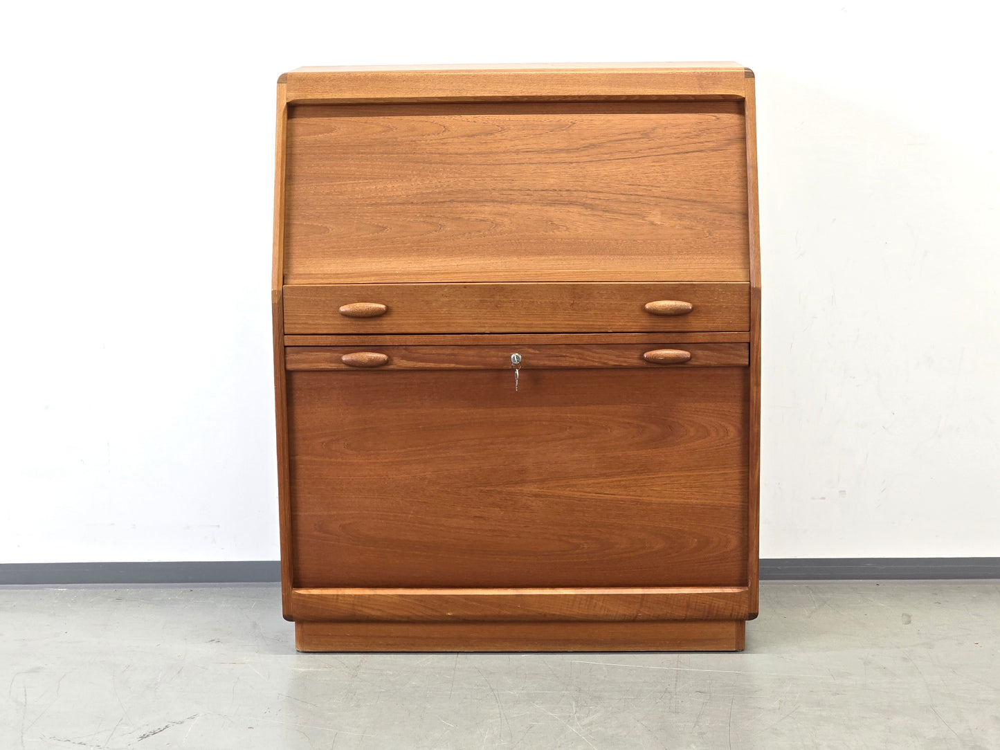 DYRLUND SEKRETÄR Teak Dänemark Vintage 60er Mid-Century Schreibschrank Desk